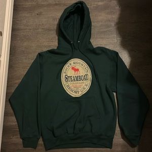 Green sweatshirt from the Rocky Mountain National Park gift shop!